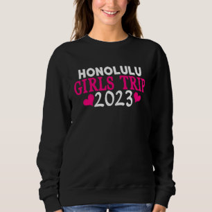 Sweatshirt Voyage à Honolulu pour filles 2023 Enterrement de