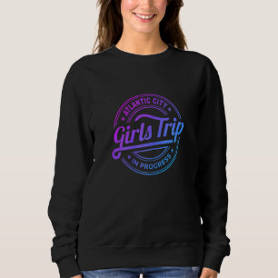 Sweatshirt Voyage de filles de Atlantic City en cours Matchi