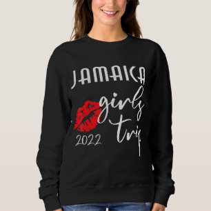 Sweatshirt Voyage de filles en Jamaïque 2022 pour femmes ente