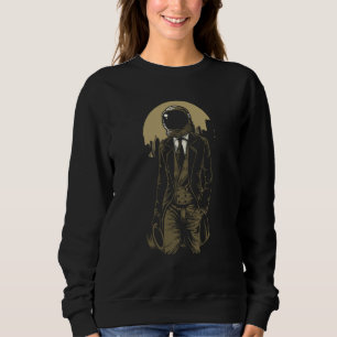 Sweatshirt Voyageur de l'espace dans l'astronaute rétro en sm