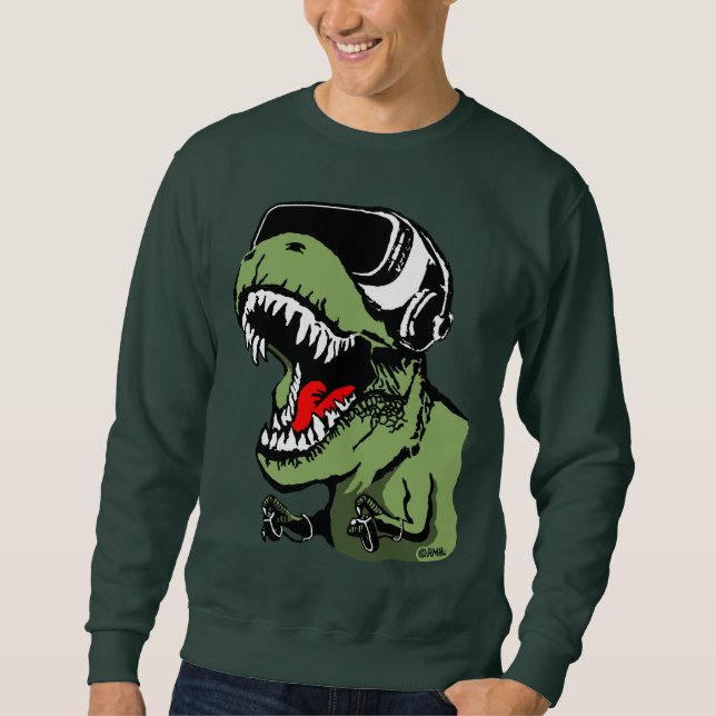 Sweatshirt VR T-rex (Devant)