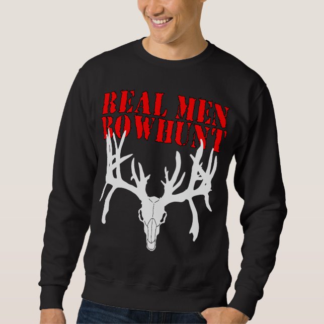 Sweatshirt Vrais hommes Bowhunt (Devant)