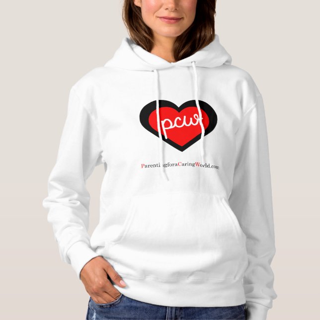 Sweatshirt w/Parenting für a kümmerte Weltlogo (Vorderseite)