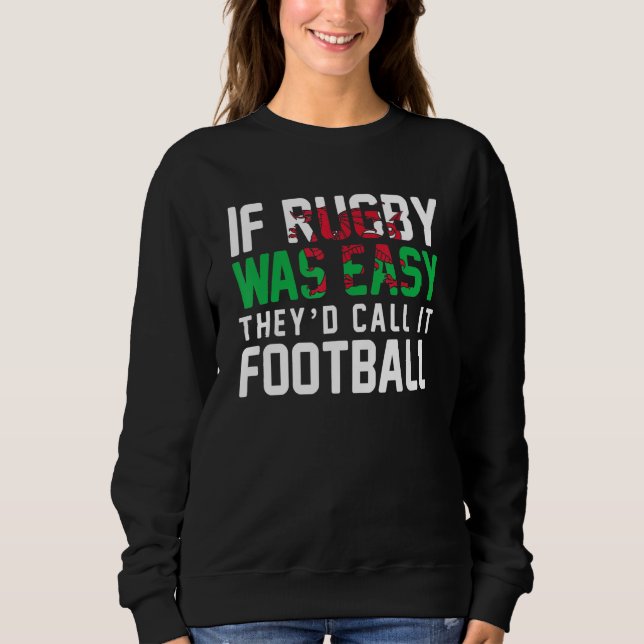Sweatshirt Wales Rugby   Welsh Flag Wales (Devant)