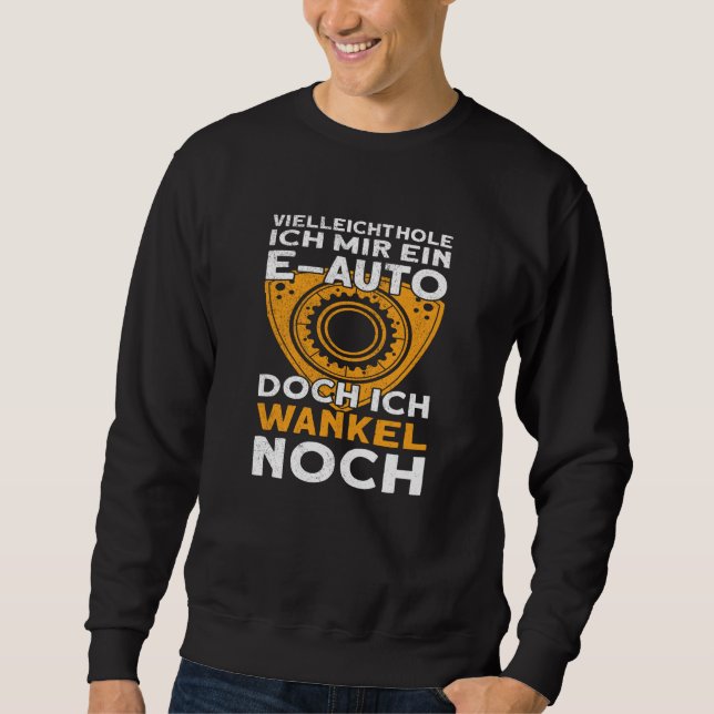 Sweatshirt Wankel Motor Rotations Atelier de voiture de régla (Devant)