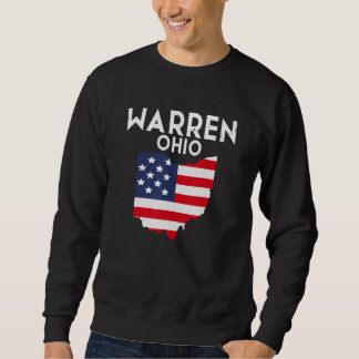 Sweatshirt Warren Ohio USA State America Travel Ohioan