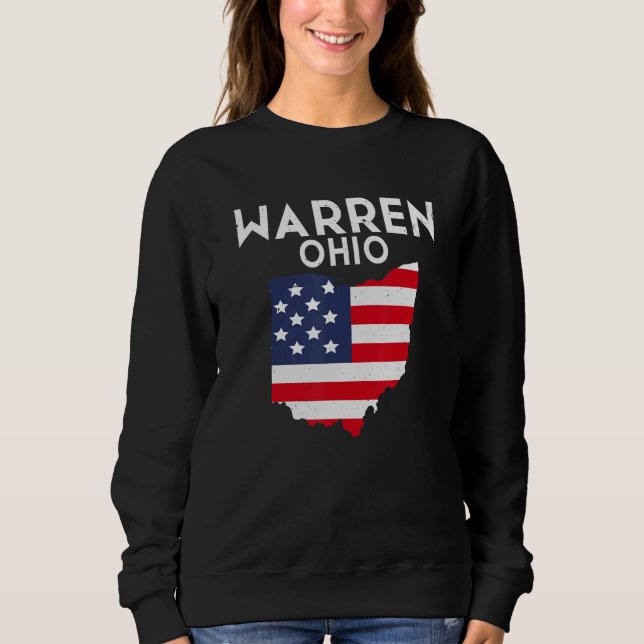 Sweatshirt Warren Ohio USA State America Travel Ohioan (Devant)