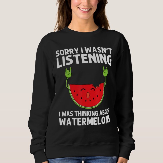 Sweatshirt Watermelon Designs For Men Women Summer Fruit Eate (Devant)