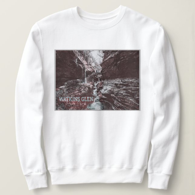 SWEATSHIRT WATKINS GLEN - NEW YORK US (Design devant)