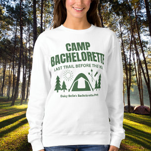 Sweatshirt Week-end de célibataire au Modern Green Camp