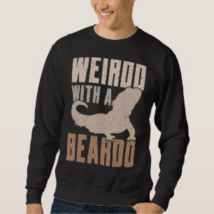 Sweatshirt Weirdo Avec Un Beardo Dragon Lizard Gecko P