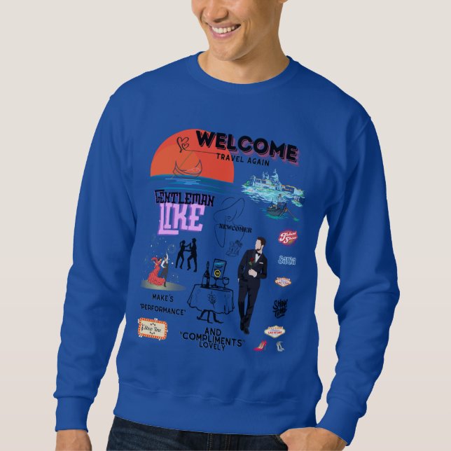 SWEATSHIRT WELCOME AGAIN (Devant)