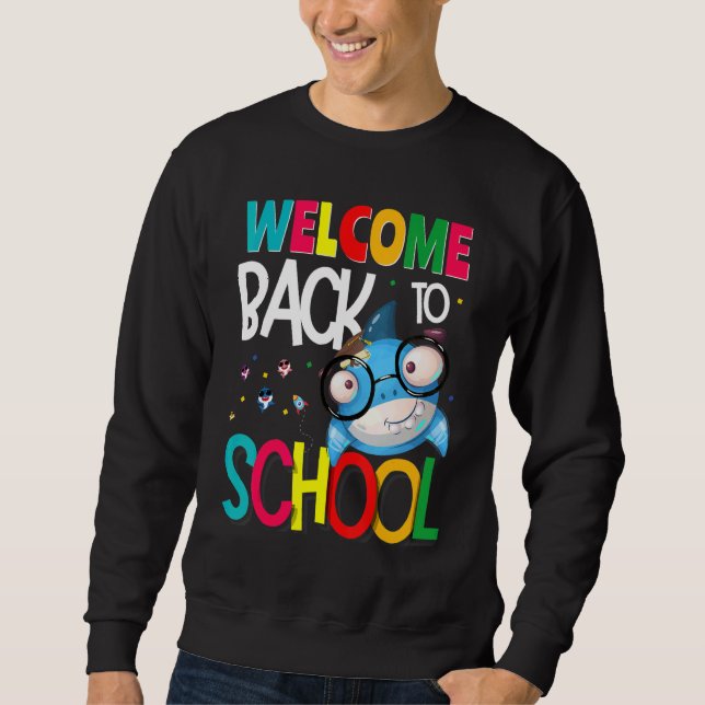 Sweatshirt Welcome Back to School First Day of School Teacher (Devant)
