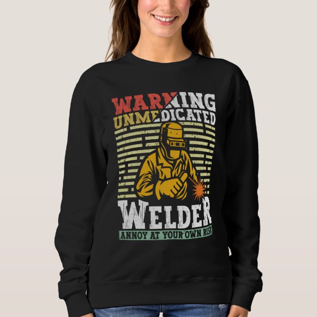 Sweatshirt Welder Apparel Welding Blacksmith Metal Worker for (Devant)
