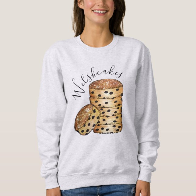 Sweatshirt Welsh Cakes Welshcakes Wales UK British Food (Devant)