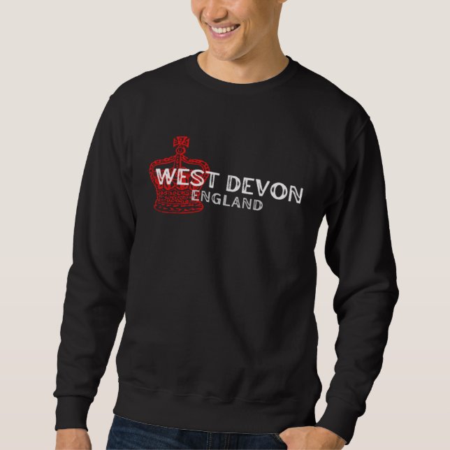 Sweatshirt WEST DEVON England Crown Badge (Devant)
