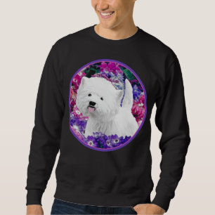 Sweatshirt West Highland White Terrier Peinture Chien Art