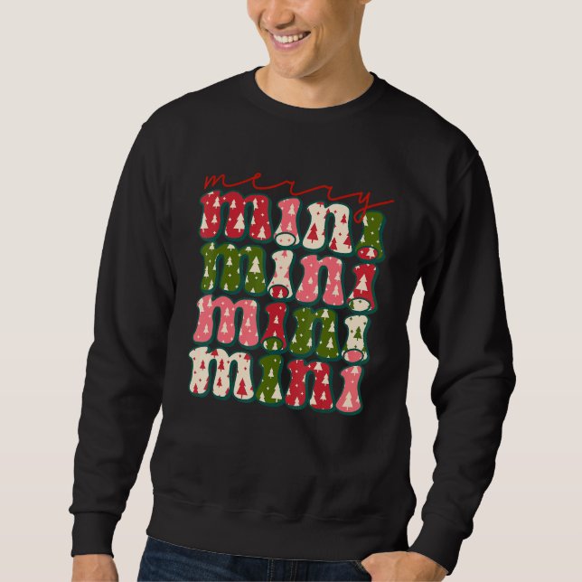 Sweatshirt Western Boho Retro Christmas Mimi Mom Mother (Devant)