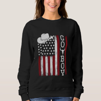 Sweatshirt Western Country Hommes Ado Garçon Enfant Rodeo Sou