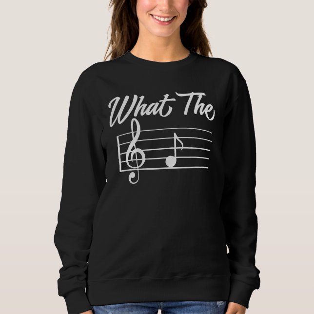 Sweatshirt What The Musical (Devant)