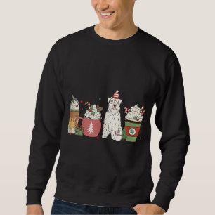 Sweatshirt Wheaten Terrier Café Hiver Noël Chien Maman Ho