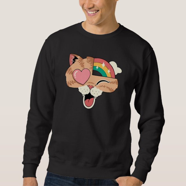 Sweatshirt Whimsical Whiskers II (Devant)