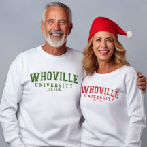 Whoville University Est 1974 drôle 50e anniversair