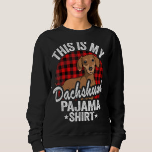 Sweatshirt Wiener Chien Doxie Maman Chiens Voici Mon Dachshun