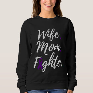 Sweatshirt Wife Mom Fighter Multiple System Atrophy Awareness
