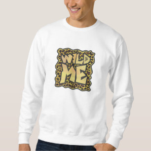 Sweatshirt Wild Me Leopard Brown et jaune