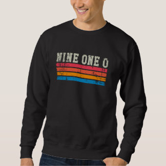 Sweatshirt Wilmington Caroline du Nord Code de zone rétro Vin