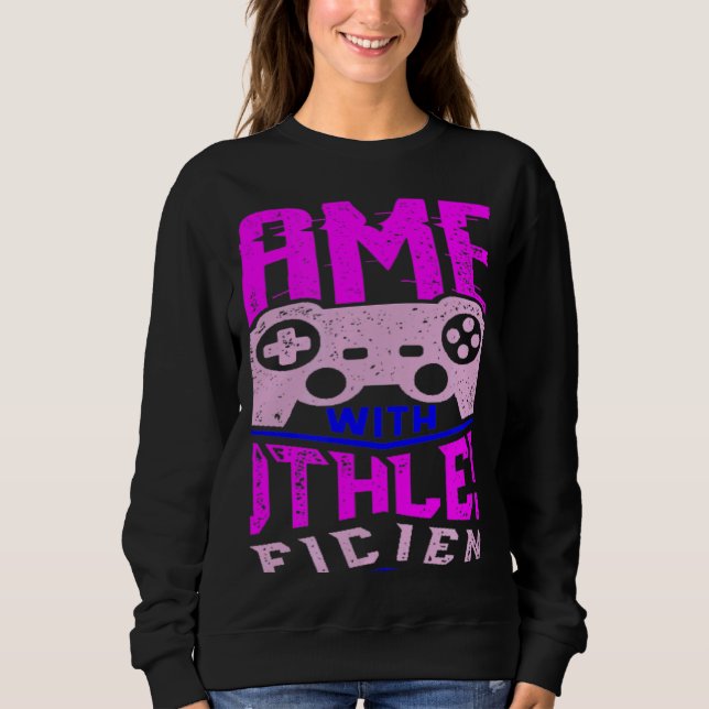 Sweatshirt WIN GAMES WITH RUTHLESS EFFICIENCY  Gaming (Devant)