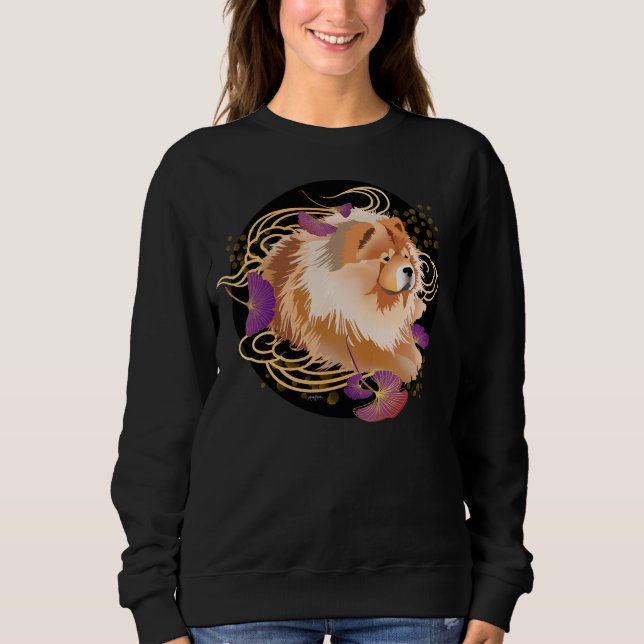 Sweatshirt WINDSONG - Chow chemises sombres choisir style (Devant)