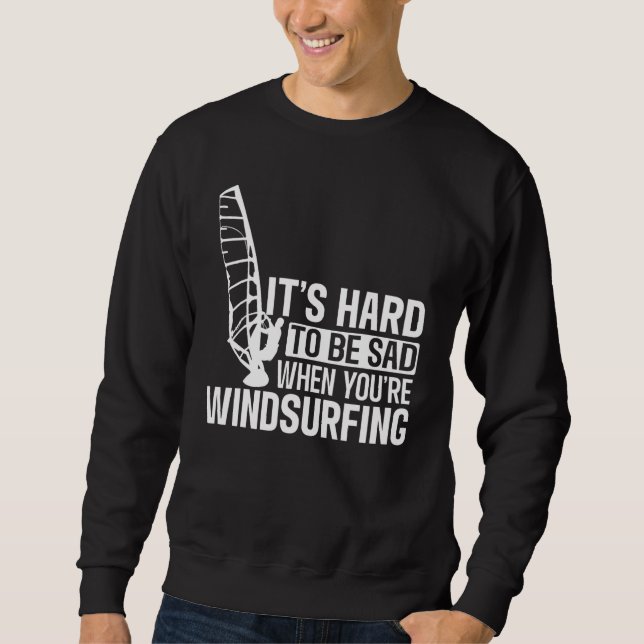 Sweatshirt Windsurfing Surfing Board Water Sports (Devant)