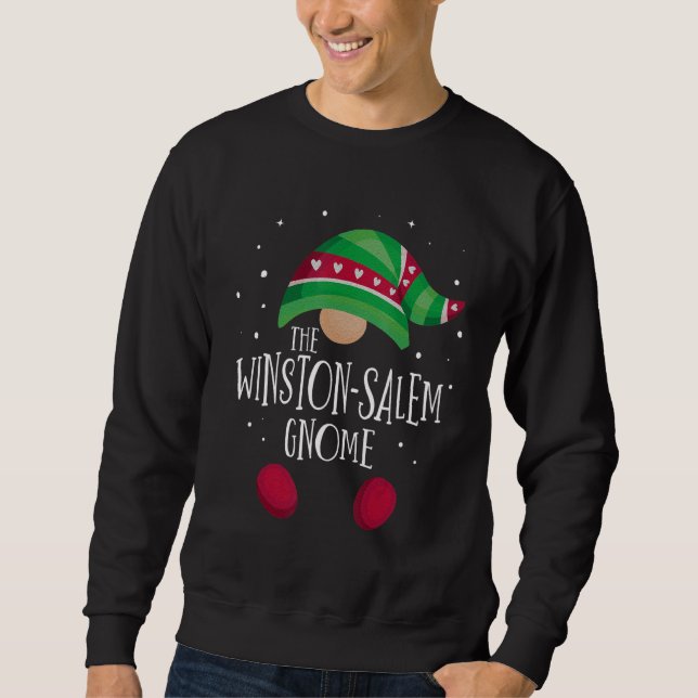 Sweatshirt Winston Salem Gnome Family Matching Christmas Paja (Devant)