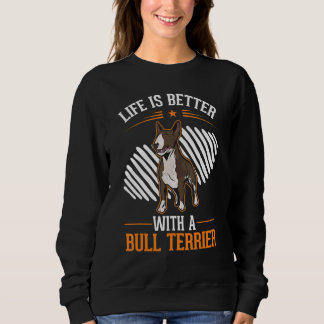 Sweatshirt with a Bull Terrier Bull Terrier