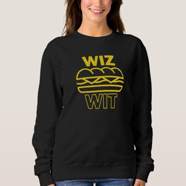 Sweatshirt Wiz Avec Philly Cheesestead Fromage Steak Whiz Ave (Devant)