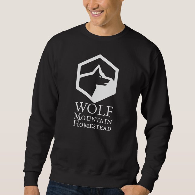 Sweatshirt Wolf Mountain Homestead (Devant)