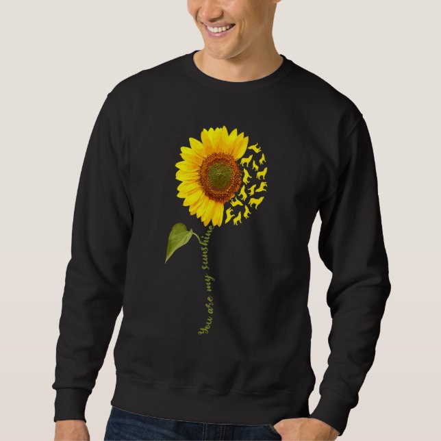 Sweatshirt Wolf Sunflower (Devant)