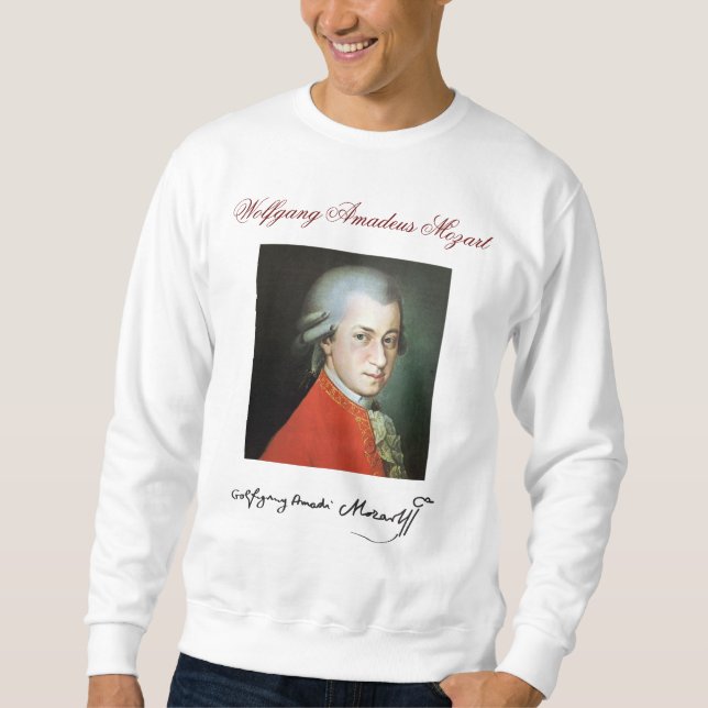 SWEATSHIRT WOLFGANG AMADEUS MOZART (Devant)