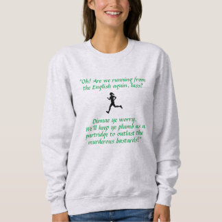Sweatshirt Woman's Funny Irish workout