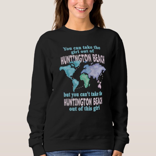 Sweatshirt Women from Huntington Beach  Girl From Huntington  (Devant)