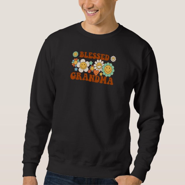 Sweatshirt Womens blessed grandma grandmother   (Devant)
