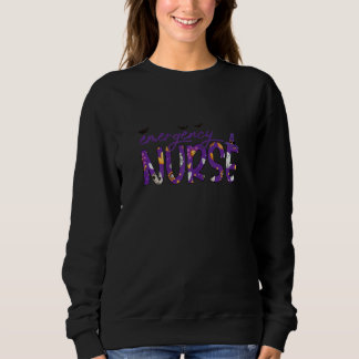 Sweatshirt Womens ER Nurse Halloween Emergency Room Dept Nurs