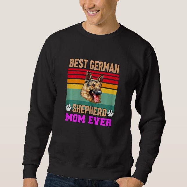 Sweatshirt Womens German Shepherd Pet Owner   Best German She (Devant)