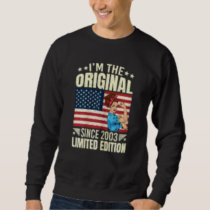 Sweatshirt Womens I'm The Original depuis 2003 Style Cool Ret