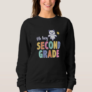 Sweatshirt Womens Oh Hey 2nd Second Grade Back To School Stud