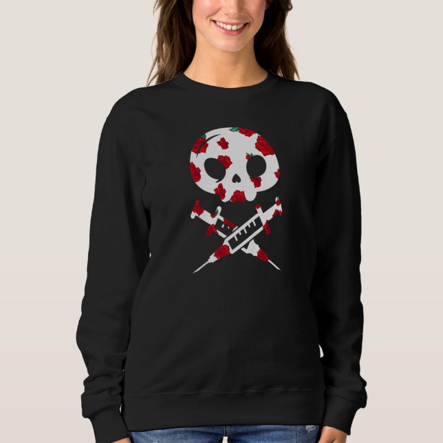 Sweatshirt Womens Phlebotomist Phlebotomy Quote  6 (Devant)