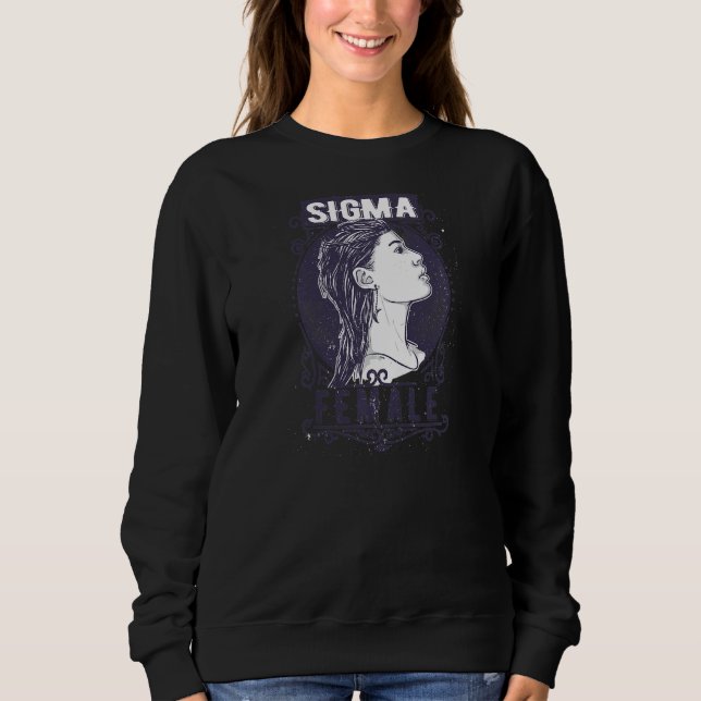 Sweatshirt Womens Sigma Female (Devant)