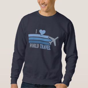 Sweatshirt World Travel shirt - choisir style et couleur